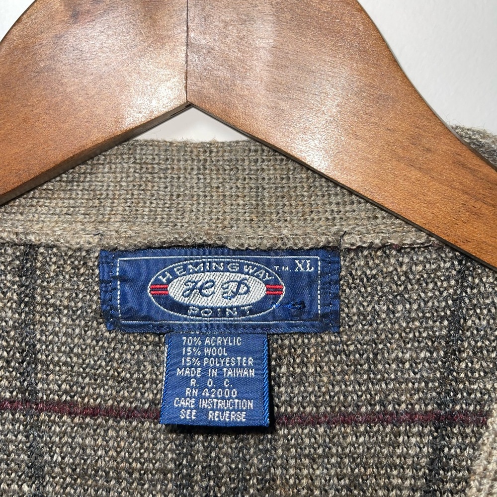 Vintage 80’s Hemingway Point Cardigan Sweater View 3